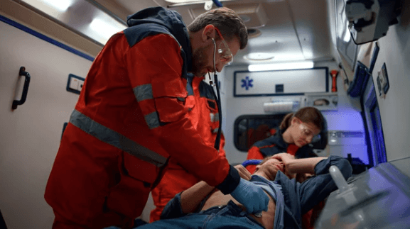 ambulanza con medico a bordo roma